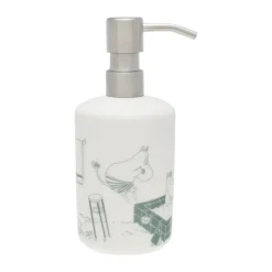 Moomin Arabia Moomin soap dispenser, Bath time green-white GreenWhite Sale