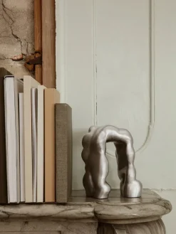 Ferm Living Morf sculpture, Aluminium Silver-coloured Discount