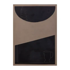 Paper Collective Mouture poster, 30x40 cm BlackBrown New