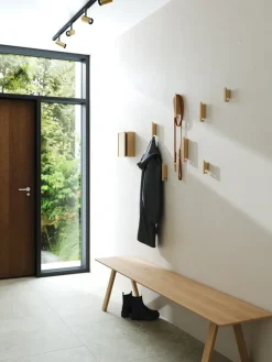 Andersen Furniture Multi Hooks hook set of 3, Oak Brown New