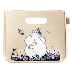 Muurla Mumin Hug storage box 26x26 cm, Beige Outlet