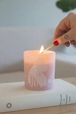 Pluto Design Mumin scented candle 40 h, Moomin Love Pink