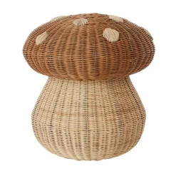OYOY Mushroom basket, Nature Brown Sale