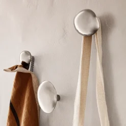 Ferm Living Mushroom hook, stainless steel Silver-coloured
