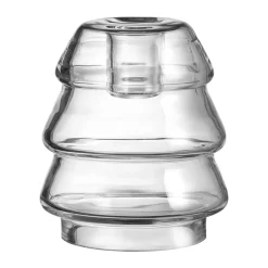 Muurla candle holder 10.5 cm, Fir Transparent
