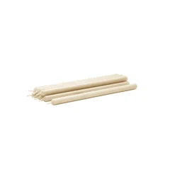 STOFF Nagel candles 8-pack, Cream White