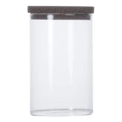 Sagaform Nature storage jar with cork lid, Clear-dark Brown Online