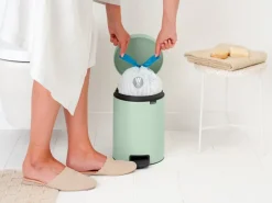 Brabantia New Icon pedal bin 5 liter, Jade Green New