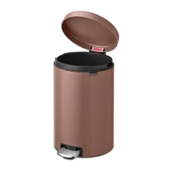 Brabantia New Icon pedal bin 20 liter, Satin taupe Brown Online
