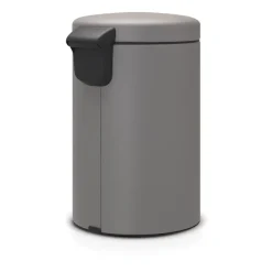 Brabantia New Icon pedal bin 12 liter, Mineral concrete Grey