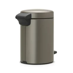 Brabantia New Icon pedal bin 3 liter, platinum Silver-coloured Hot