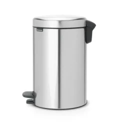 Brabantia New Icon pedal bin 12 liter, matte steel finger-print proof Silver-coloured Best