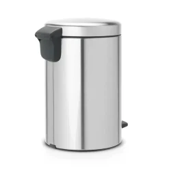 Brabantia New Icon pedal bin 12 liter, matte steel finger-print proof Silver-coloured Best