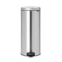 Brabantia New Icon pedal bin 30 liter, matt steel Silver-coloured Discount