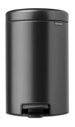 Brabantia New Icon pedal bin 12 liter, Confident Grey Clearance