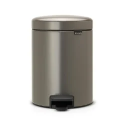 Brabantia New Icon pedal bin 5 liter, platinum Silver-coloured Hot