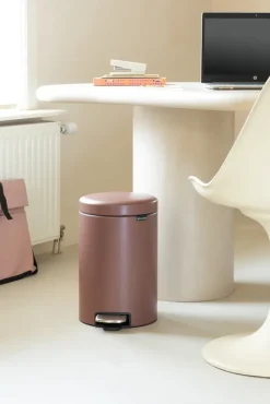 Brabantia New Icon pedal bin 12 liter, Satin taupe Brown Online