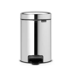 Brabantia New Icon pedal bin 3 liter, brilliant steel Silver-coloured Hot