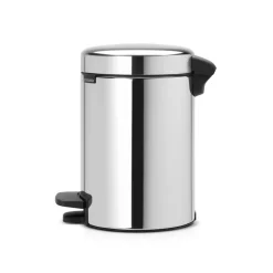 Brabantia New Icon pedal bin 3 liter, brilliant steel Silver-coloured Hot