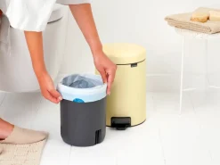 Brabantia New Icon pedal bin 5 liter, Mellow Yellow Clearance