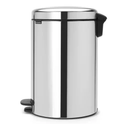 Brabantia New Icon pedal bin 20 liter, brilliant steel Silver-coloured Online