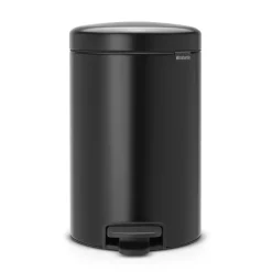 Brabantia New Icon pedal bin 12 liter, matte Black Best