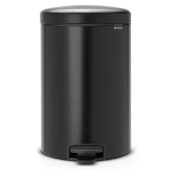 Brabantia New Icon pedal bin 20 liter, matte Black Outlet