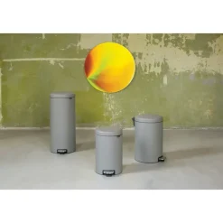 Brabantia New Icon pedal bin 30 liter, Mineral concrete Grey Hot