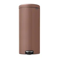 Brabantia New Icon pedal bin 30 liter, Satin taupe Brown Clearance