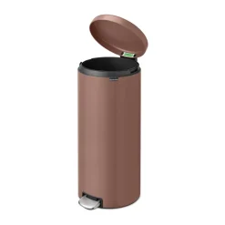 Brabantia New Icon pedal bin 30 liter, Satin taupe Brown Clearance
