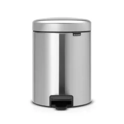 Brabantia New Icon pedal bin 5 liter, matte steel Silver-coloured Sale