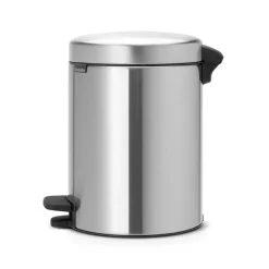 Brabantia New Icon pedal bin 5 liter, matte steel Silver-coloured Sale