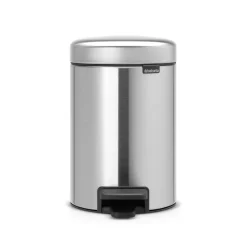 Brabantia New Icon pedal bin 3 liter, matte steel Silver-coloured Online