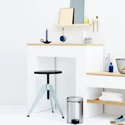 Brabantia New Icon pedal bin 3 liter, matte steel Silver-coloured Online