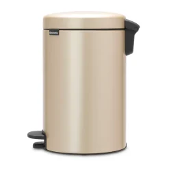 Brabantia New Icon pedal bin 12 liter, Metallic Gold BeigeGold-coloured Hot