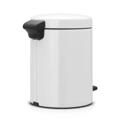 Brabantia New Icon pedal bin 5 liter, White Hot