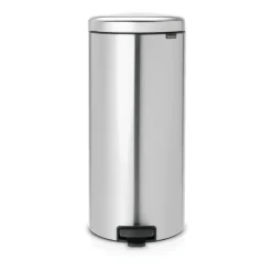 Brabantia New Icon pedal bin 30 liter, Matt steel fingerprint proof Silver-coloured Discount