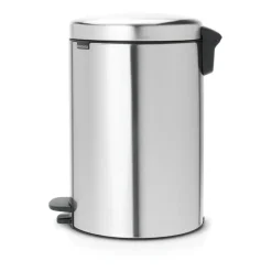 Brabantia New Icon pedal bin 20 liter, Matt steel fingerprint proof Silver-coloured Online