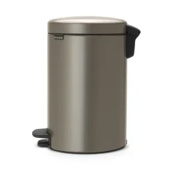 Brabantia New Icon pedal bin 12 liter, platinum Silver-coloured Best
