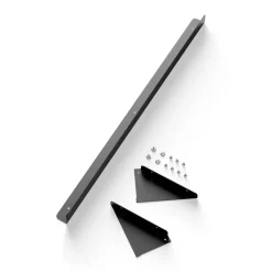 New Works console magazine shelf 3 parts, Black Hot