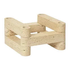 Ferm Living Newel module candlestick 6 piecesn, Travertine Beige Discount