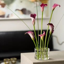 KLONG Äng vase, small, Stainless steel Silver-colouredTransparent Sale