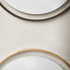 Audo Copenhagen Nimbus mirror, Bronzed brass, ø60 Brown Sale