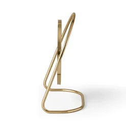 Audo Copenhagen Nimbus table mirror 25 cm, Polished brass Gold-coloured Online