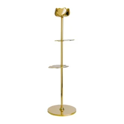Hilke Collection Ninfea Alta candlestick 40 cm, Brass Gold-coloured Online