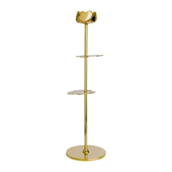 Hilke Collection Ninfea Alta candlestick 35 cm, Brass Gold-coloured Outlet