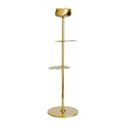 Hilke Collection Ninfea Alta candlestick 30 cm, Brass Gold-coloured Clearance