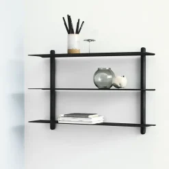 Gejst Nivo shelf A, -stained ash room- Black Sale
