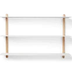 Gejst Nivo shelf A, Light oak- White
