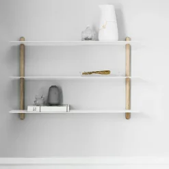 Gejst Nivo shelf A, Light oak- White